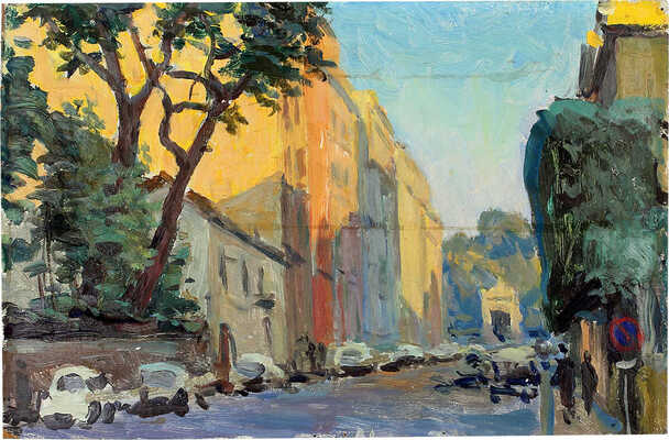 Лучишкин Сергей Алексеевич. Улица в Риме